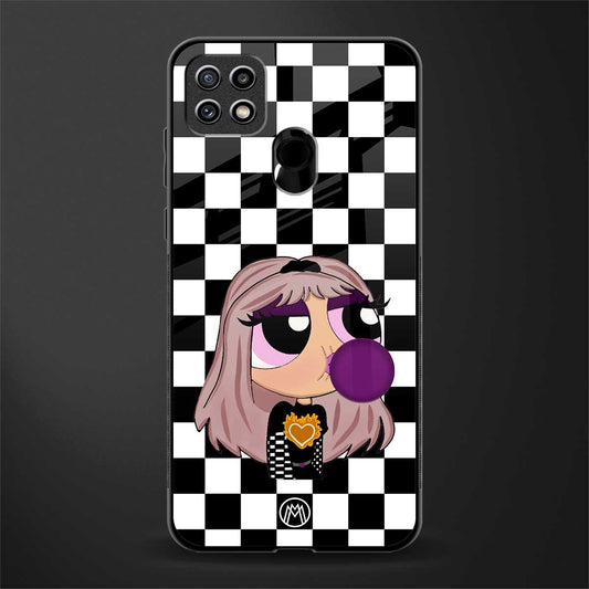 sassy chic powerpuff girls glass case for oppo a15s image