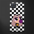 sassy chic powerpuff girls glass case for oppo f17 pro image
