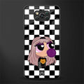 sassy chic powerpuff girls glass case for poco x3 image