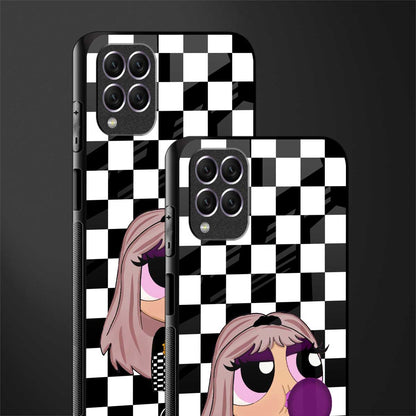 sassy chic powerpuff girls glass case for samsung galaxy f62 image-2