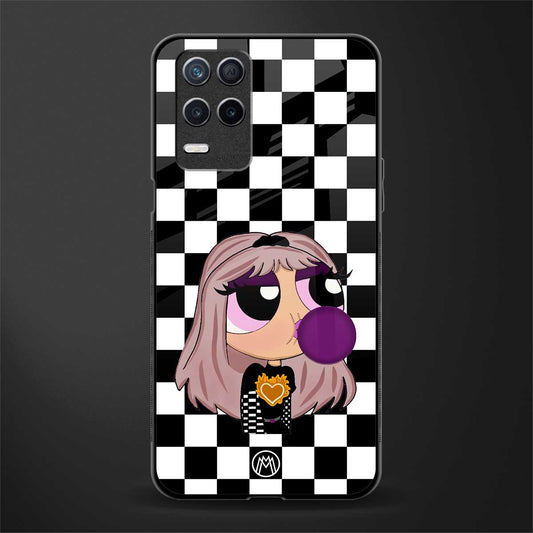 sassy chic powerpuff girls glass case for realme narzo 30 5g image