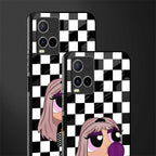 sassy chic powerpuff girls glass case for vivo y21t image-2
