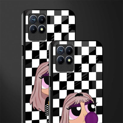 sassy chic powerpuff girls glass case for realme 8i image-2