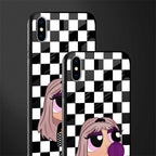 sassy chic powerpuff girls glass case for iphone xs max image-2