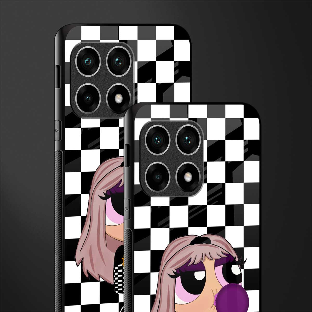 sassy chic powerpuff girls glass case for oneplus 10 pro 5g image-2