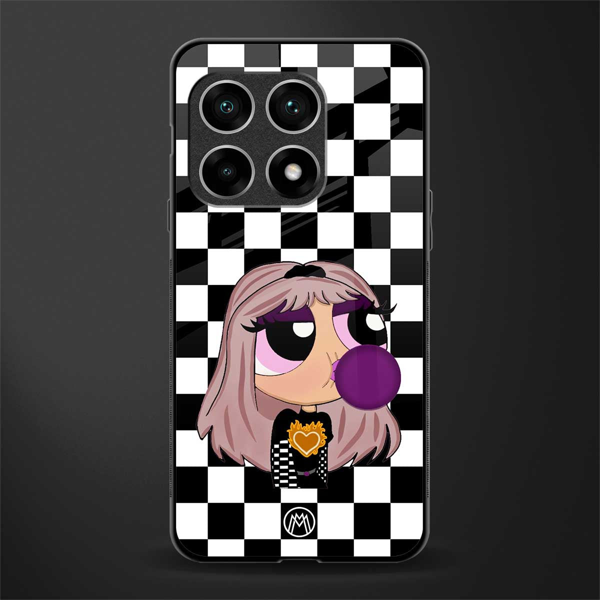 sassy chic powerpuff girls glass case for oneplus 10 pro 5g image