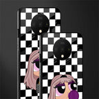 sassy chic powerpuff girls glass case for oneplus 7t image-2