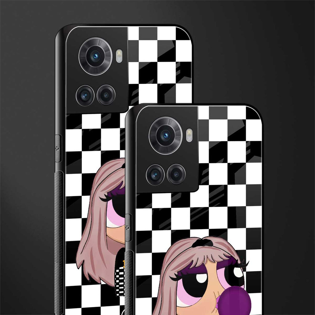 sassy chic powerpuff girls back phone cover | glass case for oneplus 10r 5g