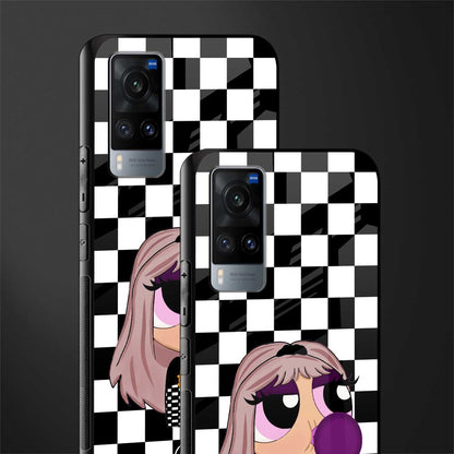 sassy chic powerpuff girls glass case for vivo x60 image-2