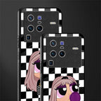 sassy chic powerpuff girls glass case for vivo x80 pro 5g image-2