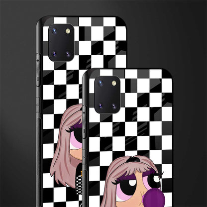 sassy chic powerpuff girls glass case for samsung a81 image-2