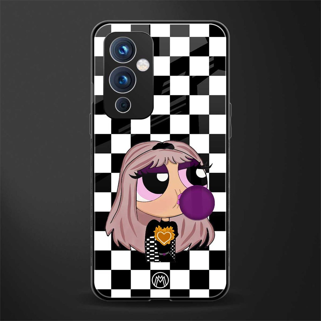 sassy chic powerpuff girls back phone cover | glass case for oneplus 9