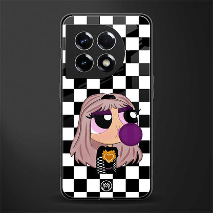 sassy chic powerpuff girls back phone cover | glass case for oneplus 11