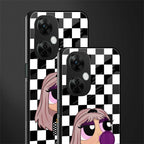 sassy chic powerpuff girls back phone cover | glass case for oneplus nord ce 3 lite