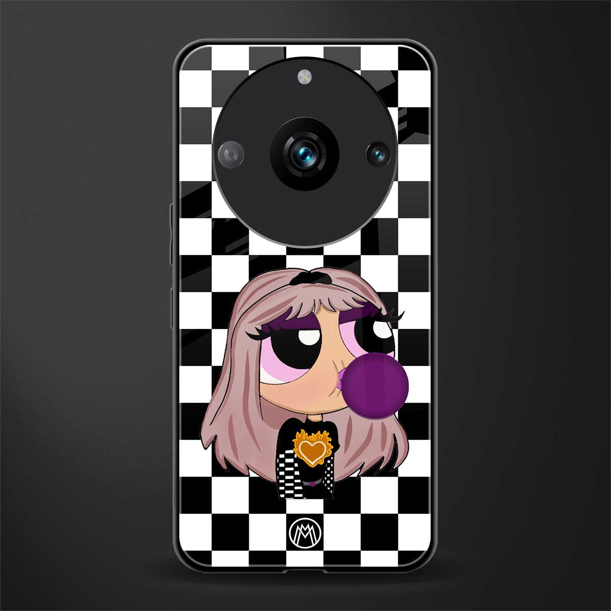 sassy chic powerpuff girls back phone cover | glass case for realme 11 pro 5g