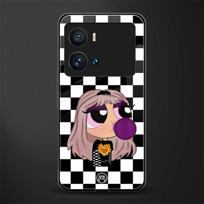 sassy chic powerpuff girls back phone cover | glass case for iQOO 9 Pro