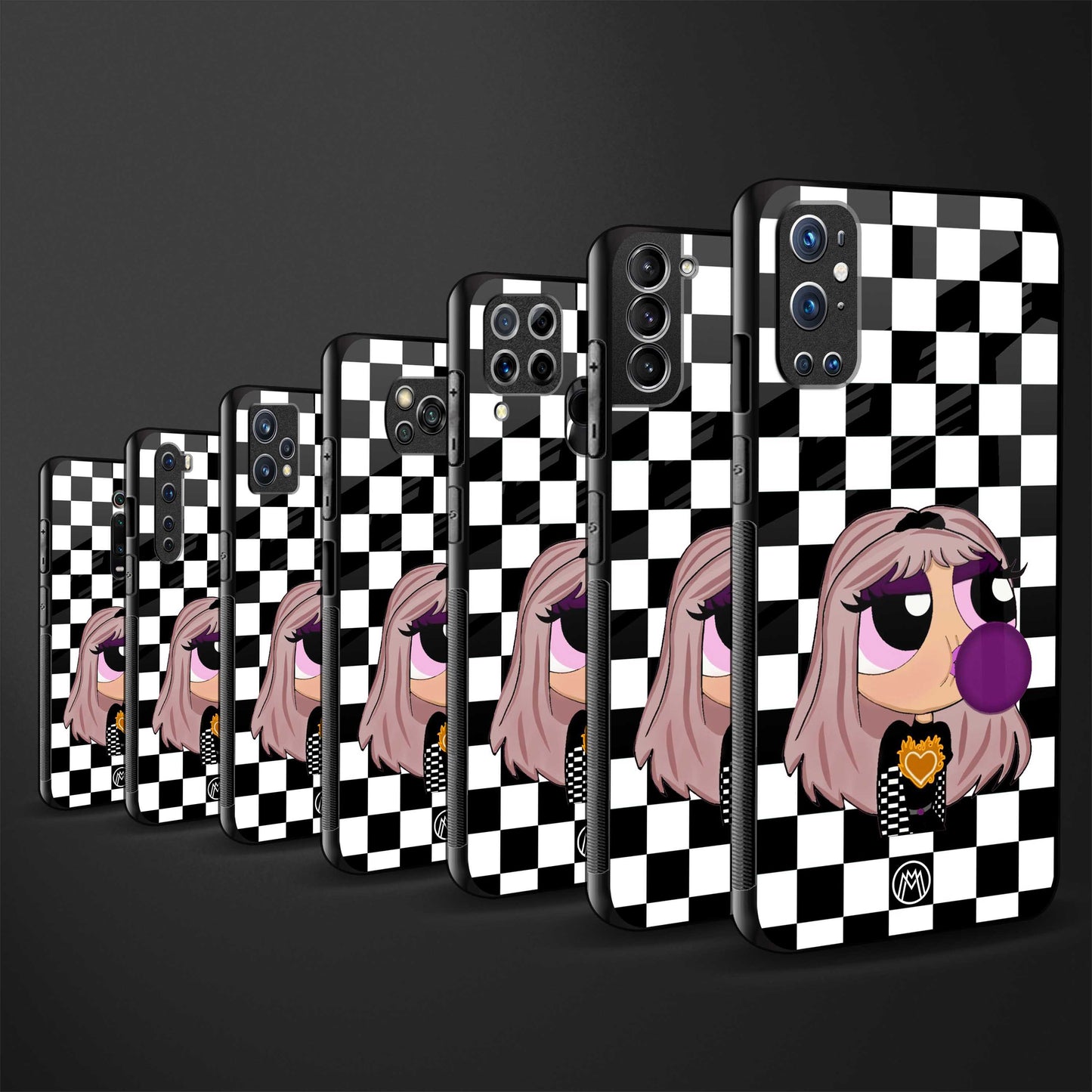 sassy chic powerpuff girls glass case for iphone 11 pro image-3
