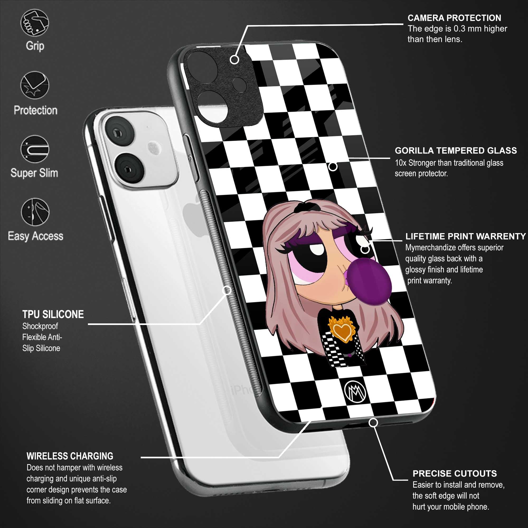 sassy chic powerpuff girls glass case for samsung galaxy s21 image-4
