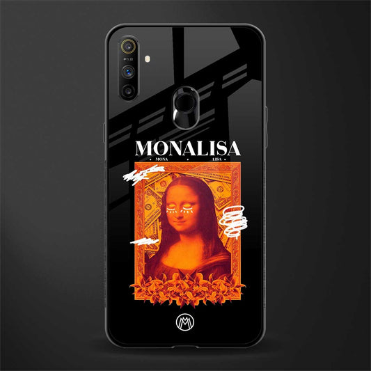 sassy mona lisa glass case for realme narzo 20a image