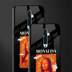 sassy mona lisa glass case for oppo reno 2f image-2