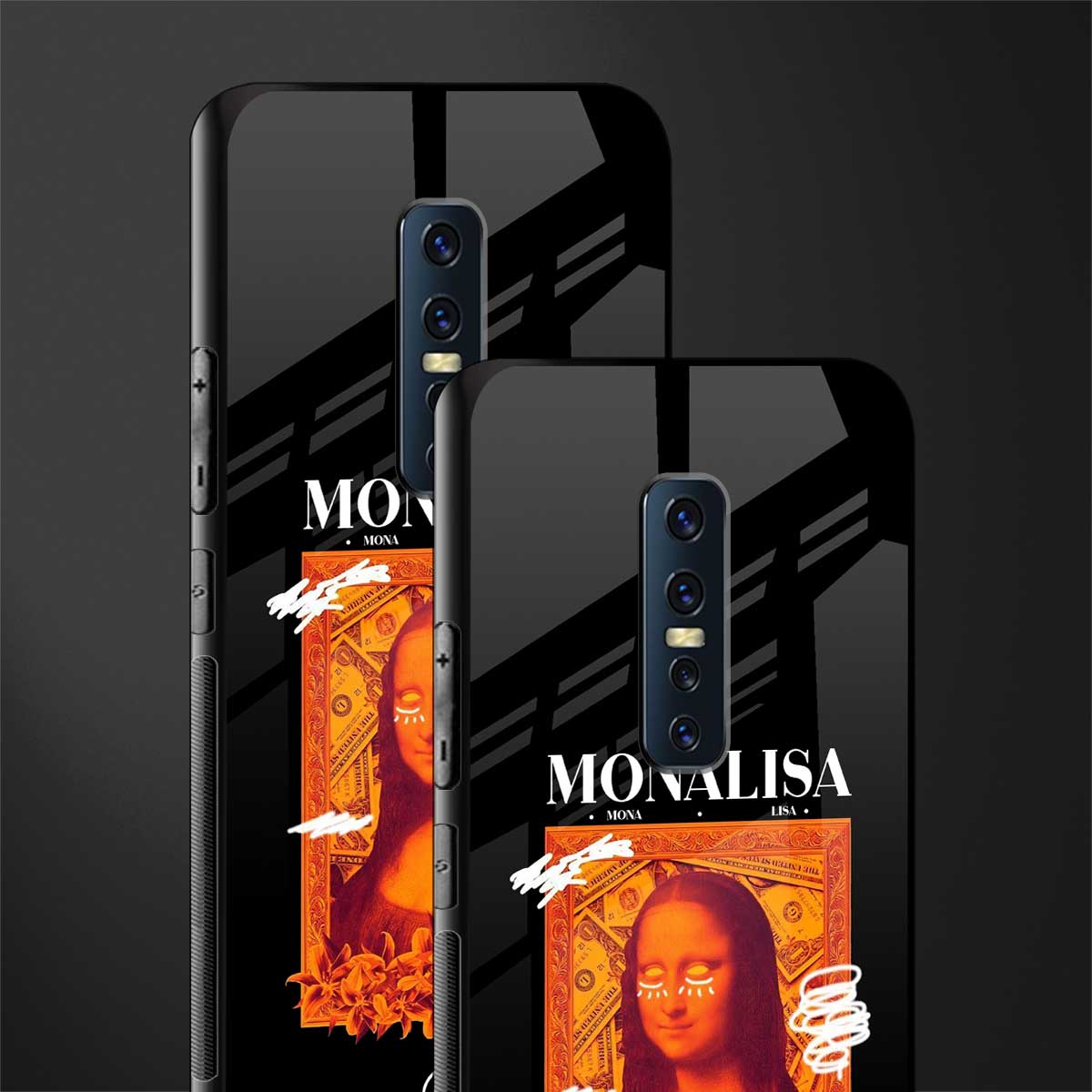 sassy mona lisa glass case for vivo v17 pro image-2