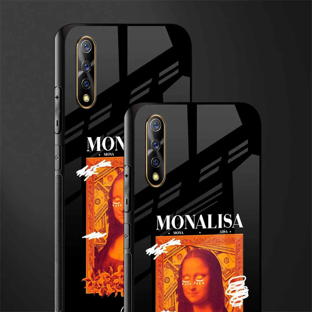 sassy mona lisa glass case for vivo z1x image-2