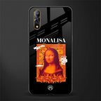 sassy mona lisa glass case for vivo s1 image