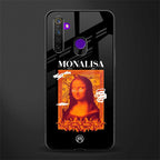 sassy mona lisa glass case for realme 5 pro image