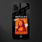 sassy mona lisa glass case for samsung galaxy a31 image