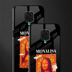 sassy mona lisa glass case for redmi note 9 pro image-2