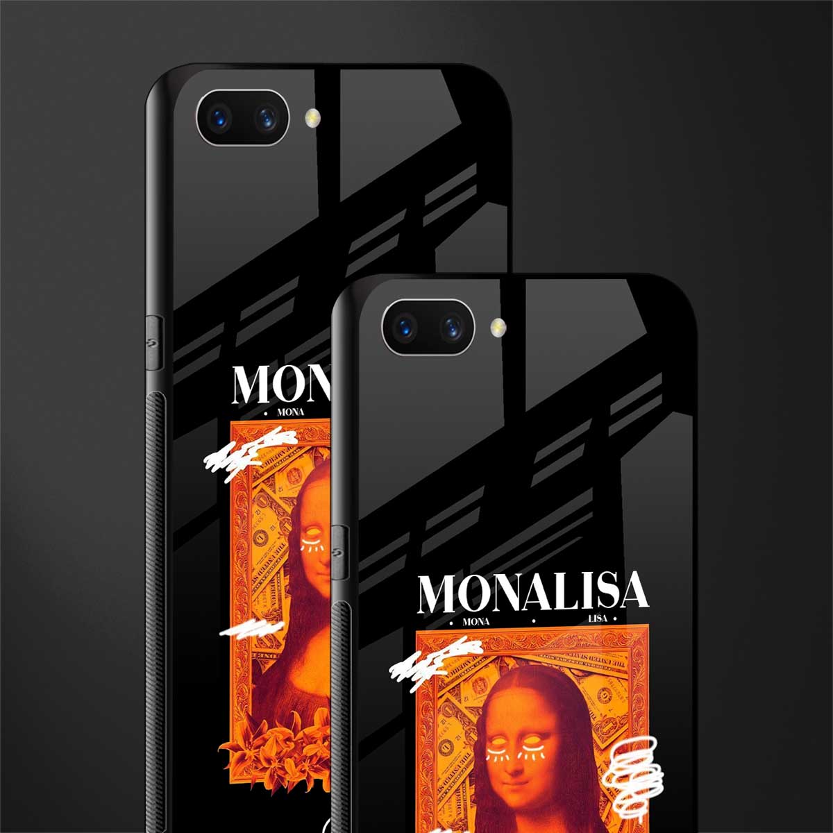 sassy mona lisa glass case for realme c1 image-2