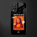 sassy mona lisa glass case for vivo v21 5g image