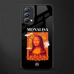 sassy mona lisa glass case for oppo f19 image