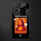 sassy mona lisa glass case for vivo x70 pro image