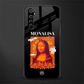 sassy mona lisa glass case for realme x50 pro image