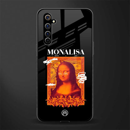 sassy mona lisa glass case for realme x50 pro image