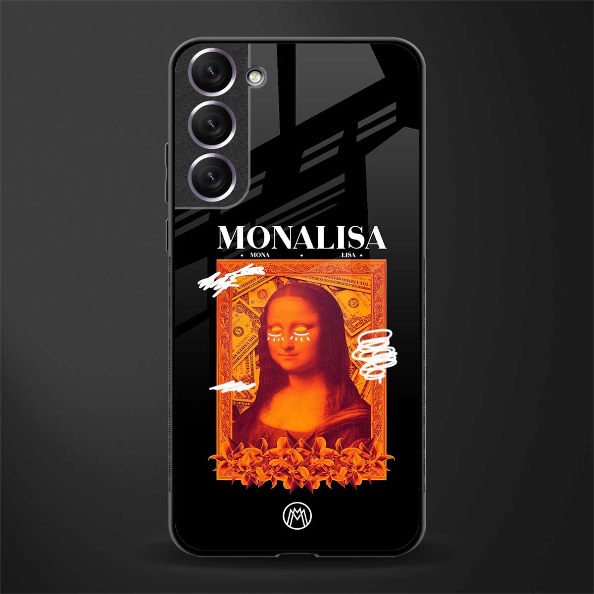 sassy mona lisa glass case for samsung galaxy s21 fe 5g image