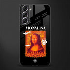 sassy mona lisa glass case for samsung galaxy s21 image