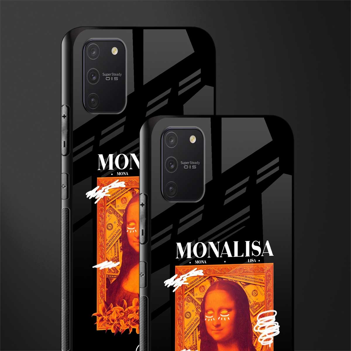 sassy mona lisa glass case for samsung galaxy a91 image-2