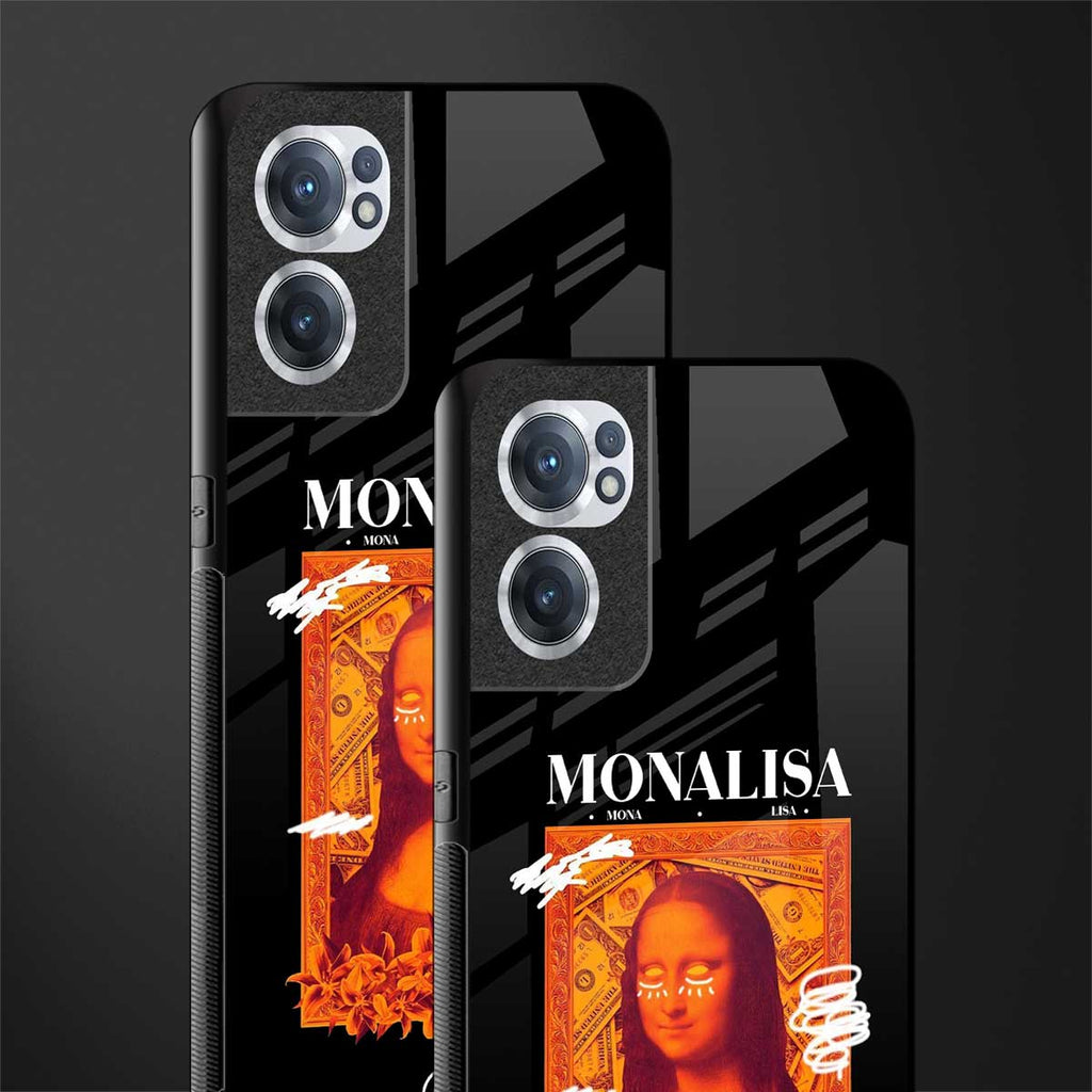 sassy mona lisa glass case for oneplus nord ce 2 5g image-2