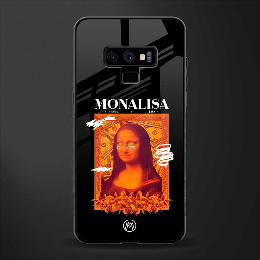 sassy mona lisa glass case for samsung galaxy note 9 image