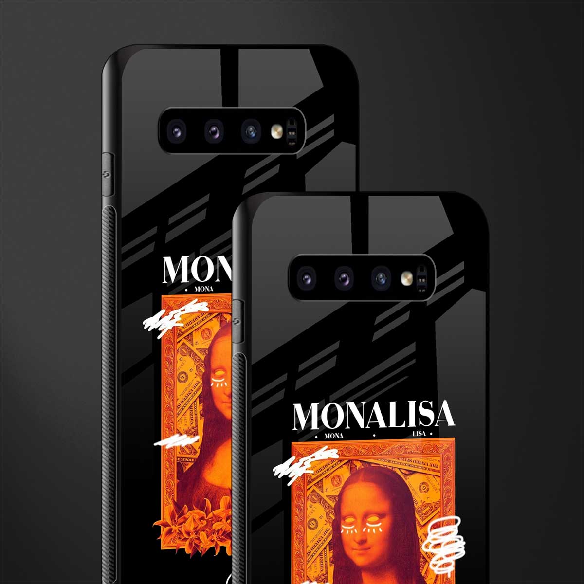 sassy mona lisa glass case for samsung galaxy s10 plus image-2