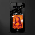 sassy mona lisa glass case for samsung galaxy s10 image