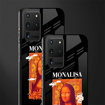 sassy mona lisa glass case for samsung galaxy s20 ultra image-2