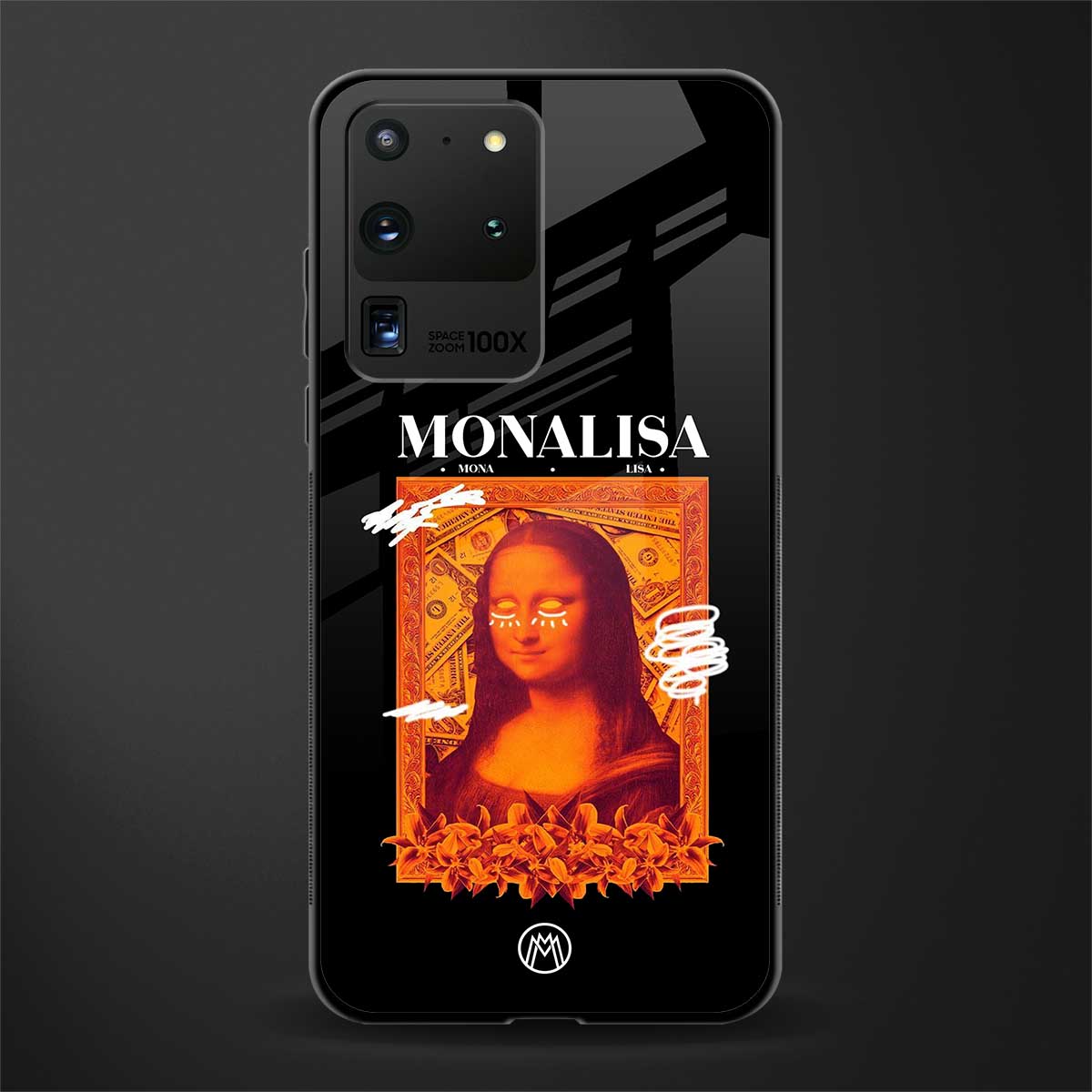 sassy mona lisa glass case for samsung galaxy s20 ultra image