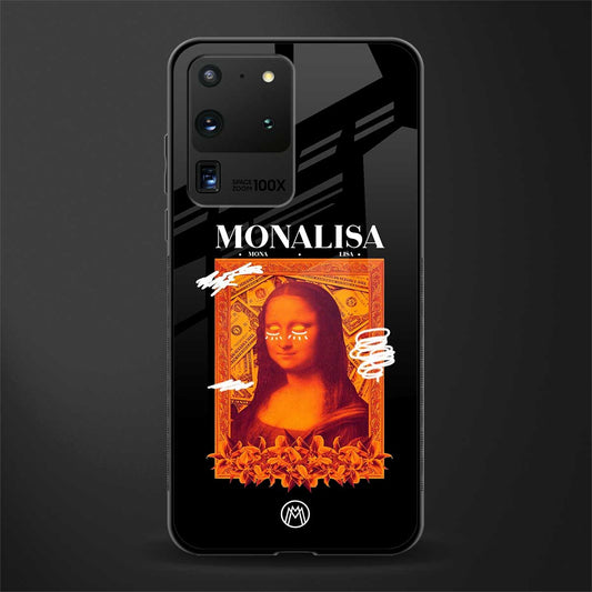 sassy mona lisa glass case for samsung galaxy s20 ultra image