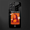 sassy mona lisa glass case for samsung galaxy s22 ultra 5g image