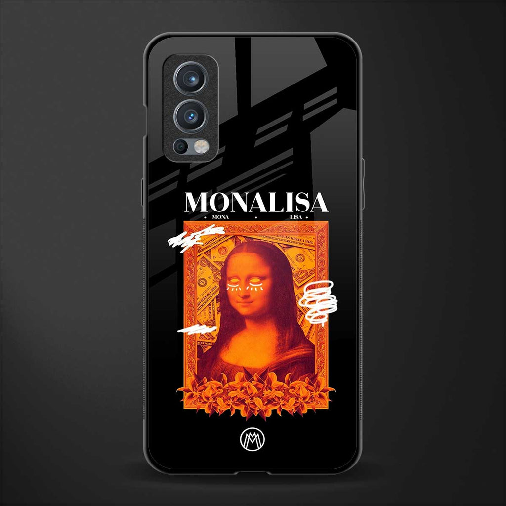 sassy mona lisa glass case for oneplus nord 2 5g image