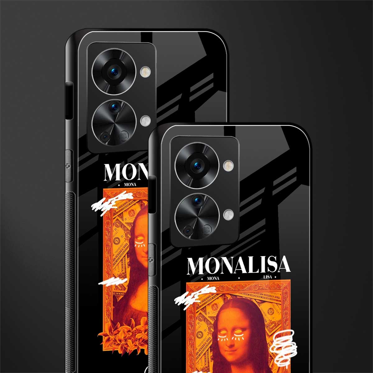 sassy mona lisa glass case for phone case | glass case for oneplus nord 2t 5g