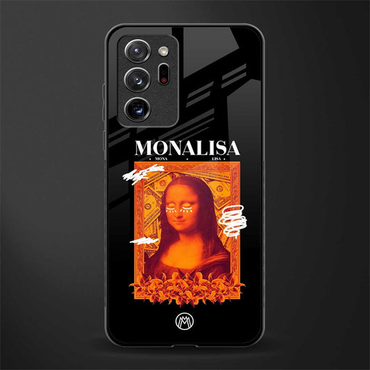 sassy mona lisa glass case for samsung galaxy note 20 ultra 5g image